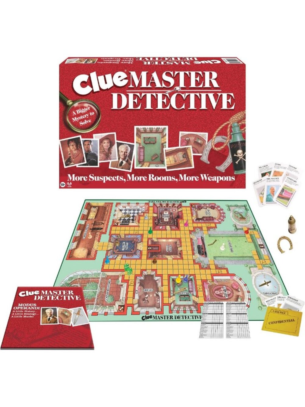 Ultimate Clue Master Detective Game - Largest Mystery Board Game for Fun Nights